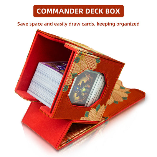 Satin Deck Box Fits 100+ (Orange)