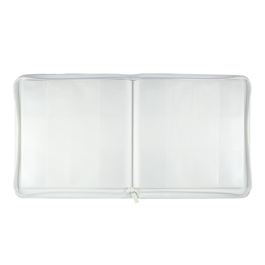 White Plaid 4/9/12-Pocket PU Binder