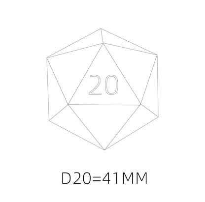 Dragonbreath Ember D20 — 41 mm