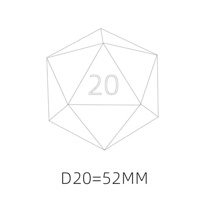 Jade Gaze Single D20 — 52 mm