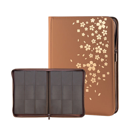 SAKURA Art Series Card Binder - Brown
