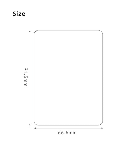 Love Heart-Shape Laser Flashing Rounded Card Sleeves