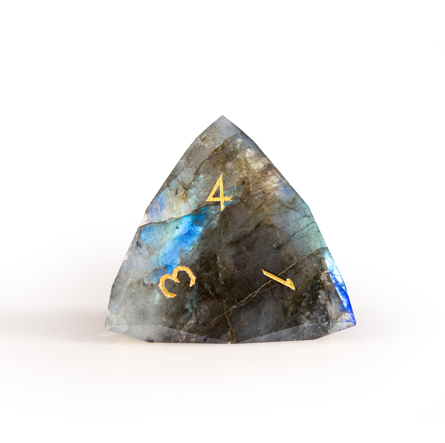 Labradorite Diamond-Cut 7-Piece Dice Set