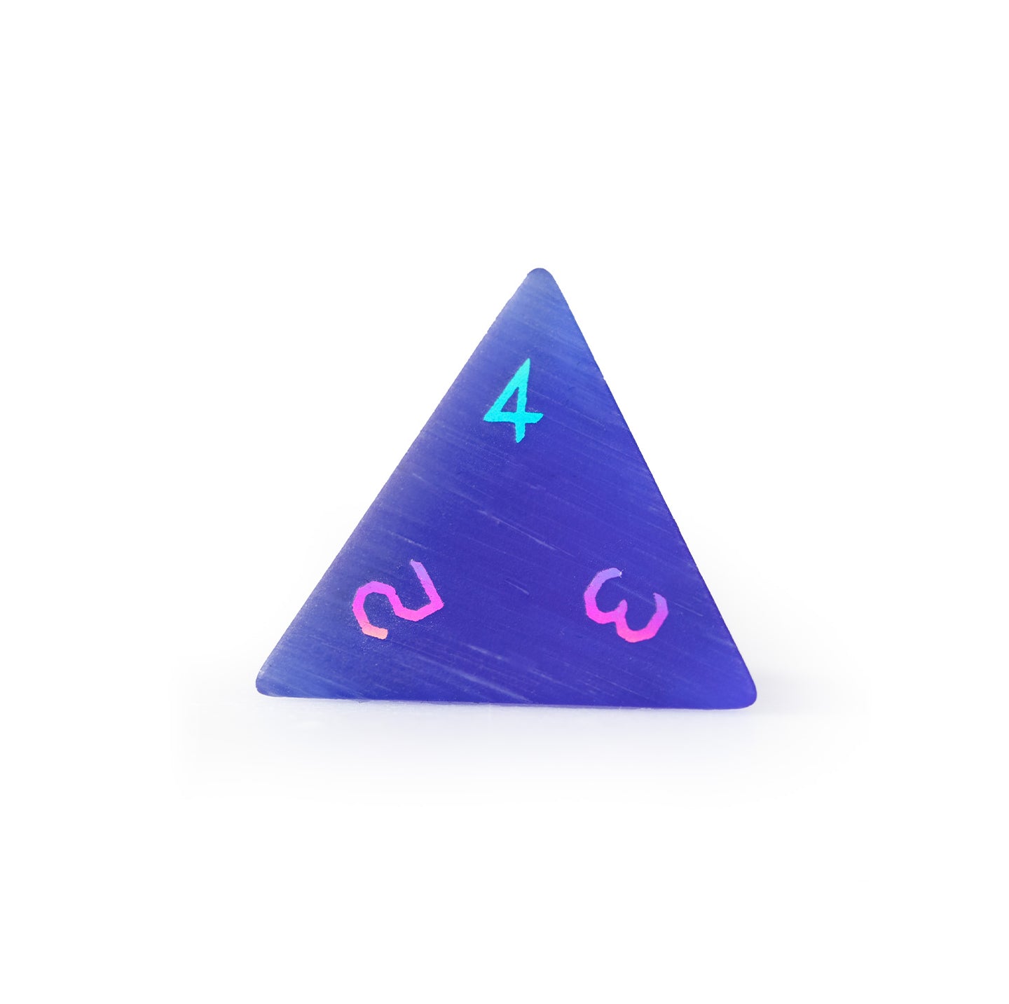 Royal Blue Cat Plated 7-Piece Polyhedral Dice Set