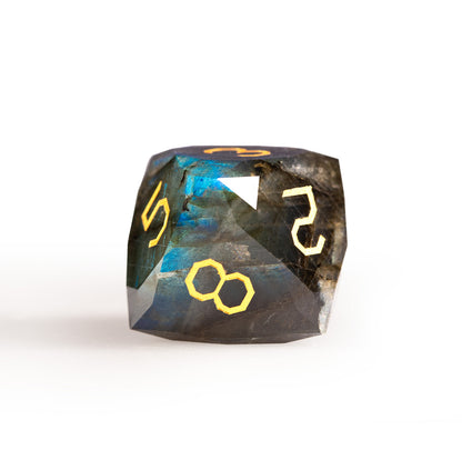 Labradorite Diamond-Cut 7-Piece Dice Set