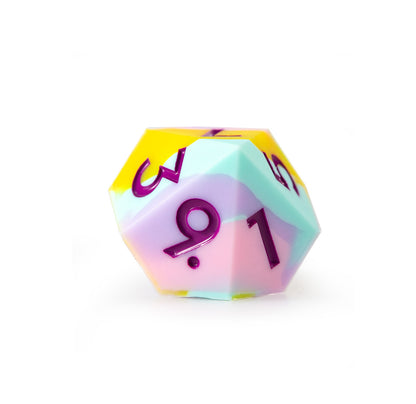 Berry Candy Silicone 7-Piece Polyhedral Dice Set