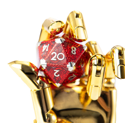 Crimson Dragon’s Flame Single D20 — 40 mm