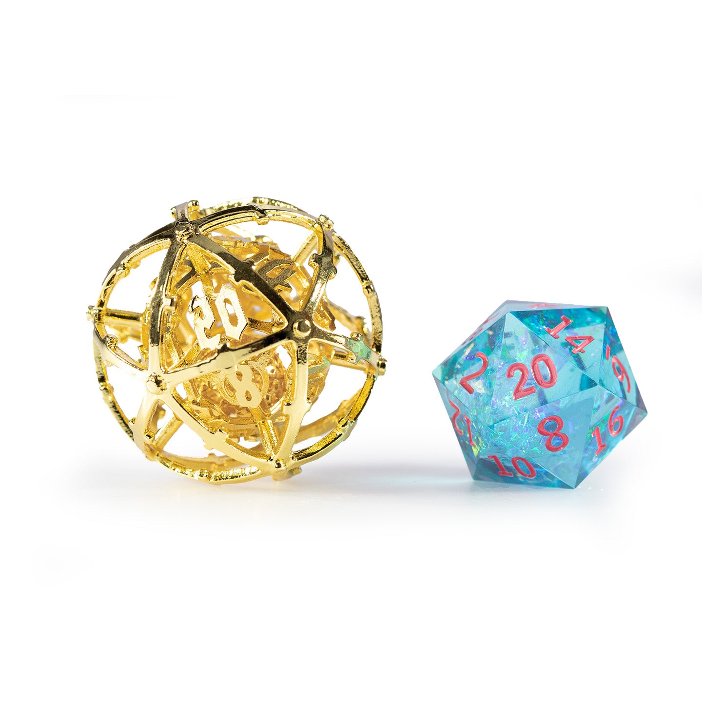 Golden Dragon’s Oath D20 — 36 mm