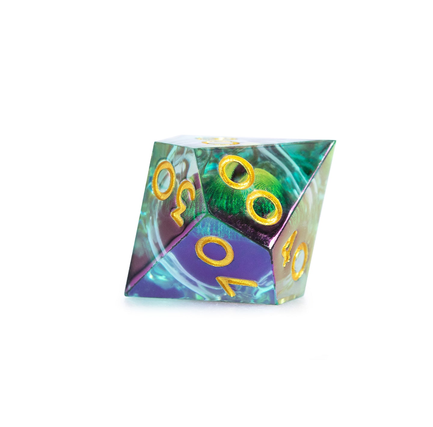 Laser Dragon Eye 7-Piece Polyhedral Dice Set