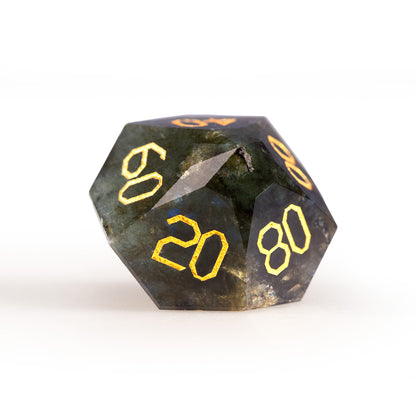 Labradorite Diamond-Cut 7-Piece Dice Set
