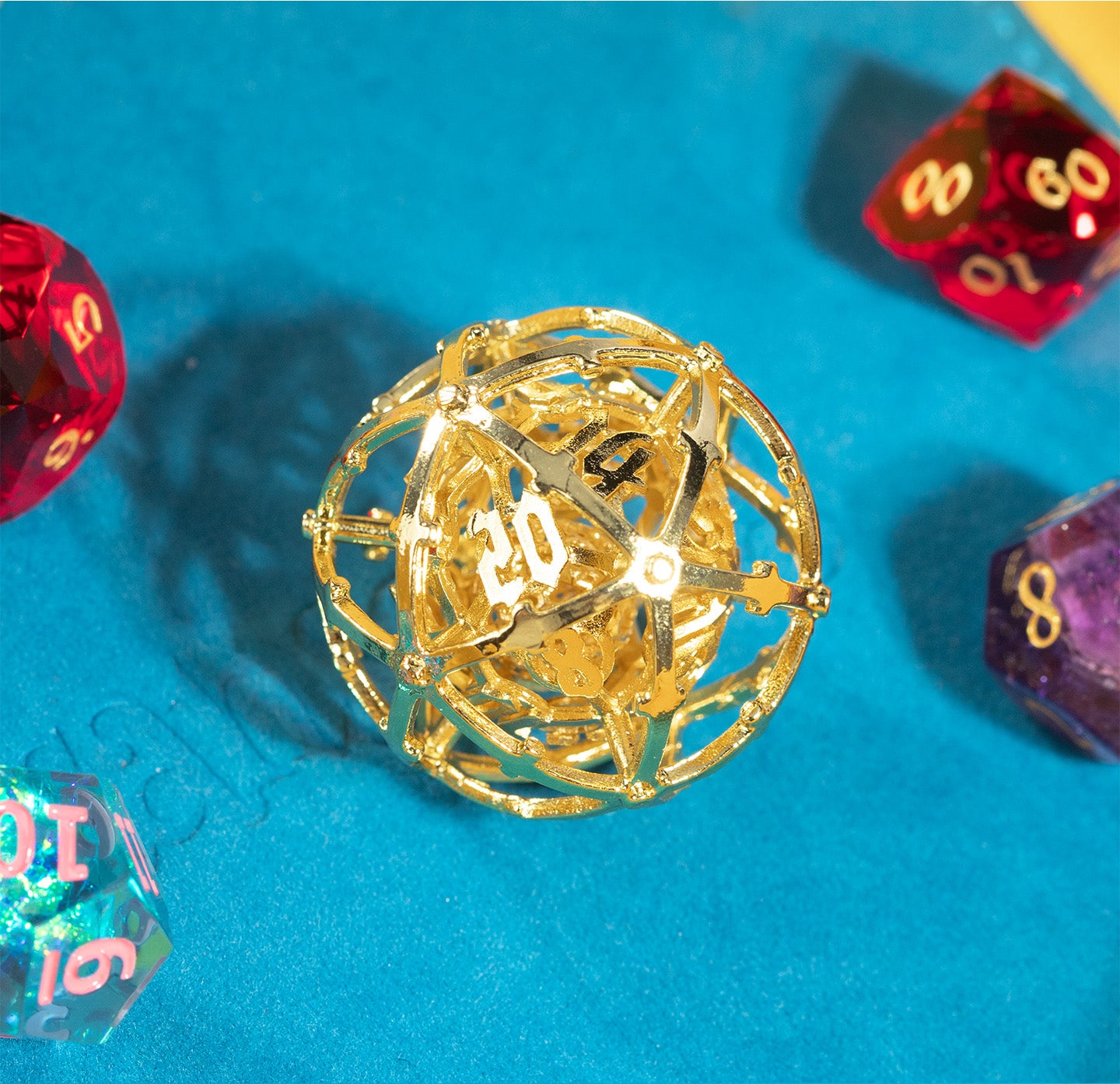 Golden Dragon’s Oath D20 — 36 mm