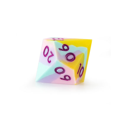 Berry Candy Silicone 7-Piece Polyhedral Dice Set