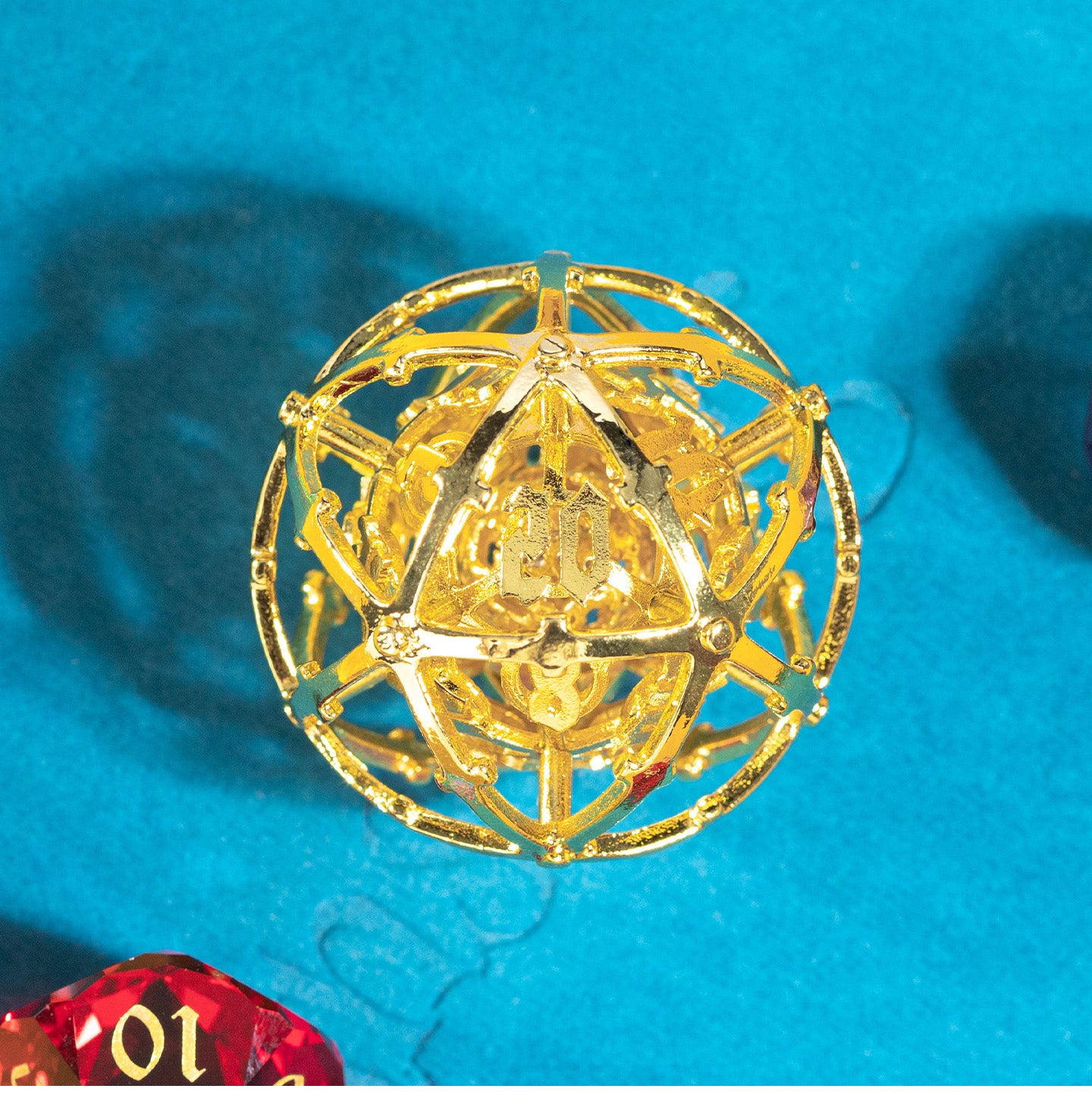 Golden Dragon’s Oath D20 — 36 mm