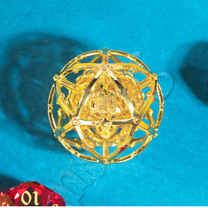 Golden Dragon’s Oath D20 — 36 mm