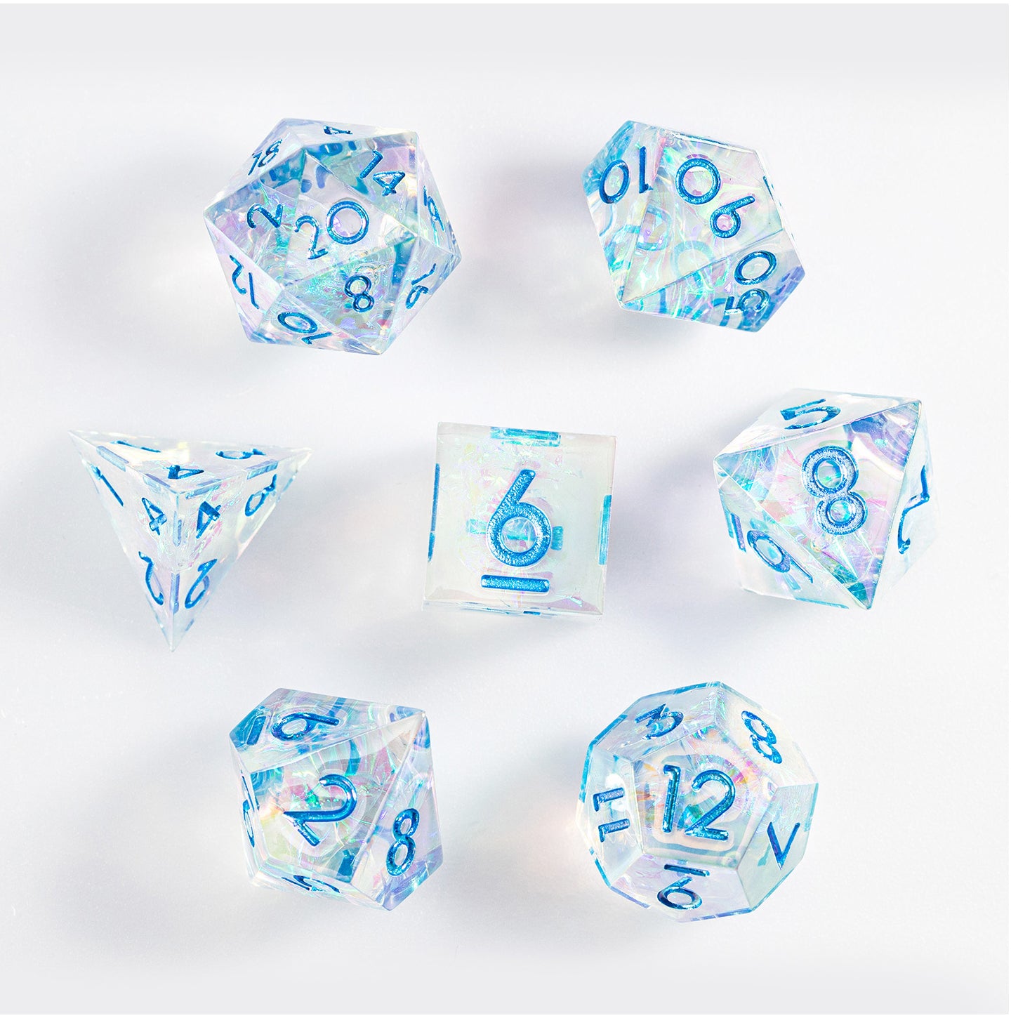 Glacial Rift 7-Piece Polyhedral Dice Set