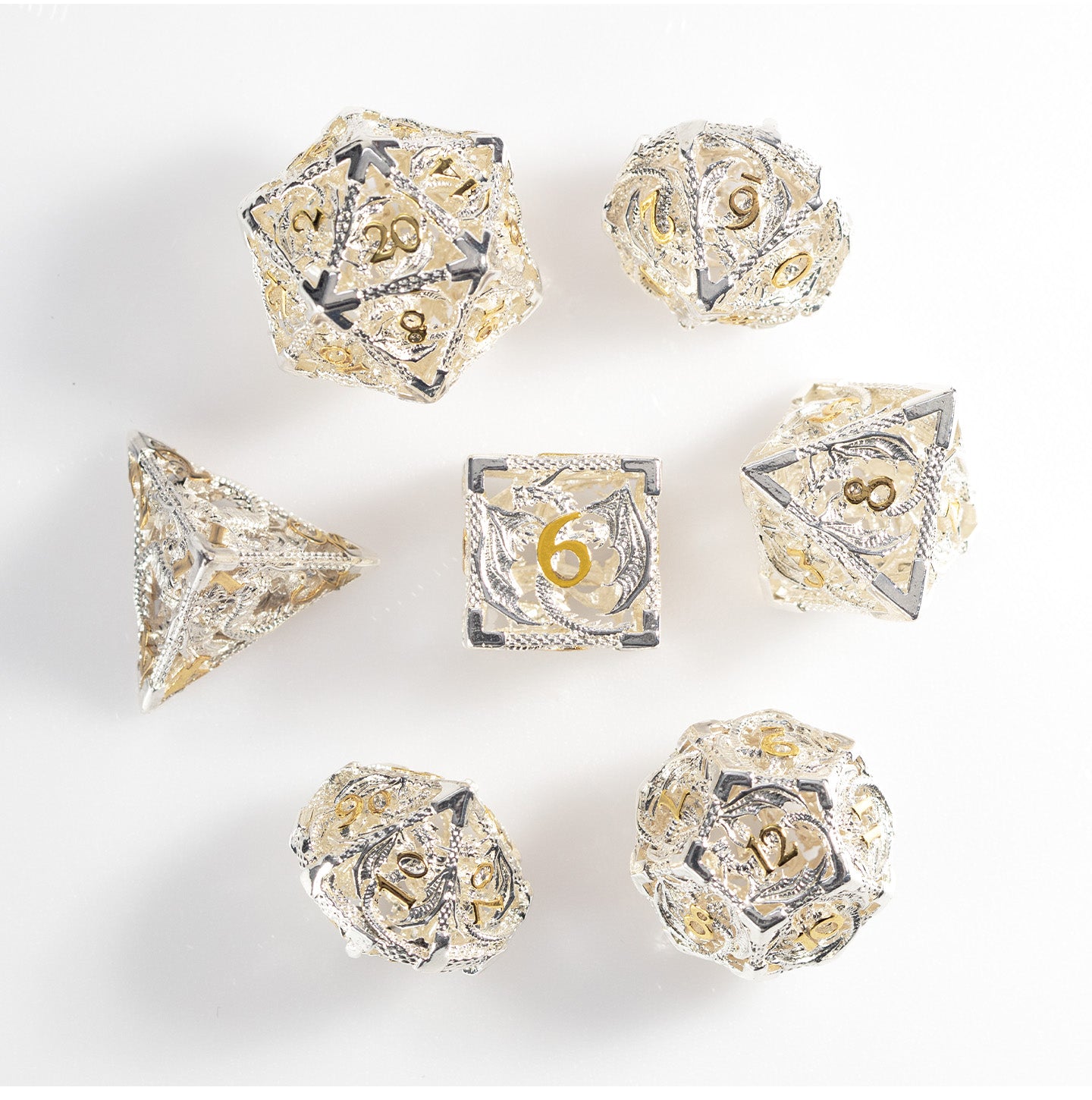 Fatebound Dragon 7-Piece Polyhedral Dice Set
