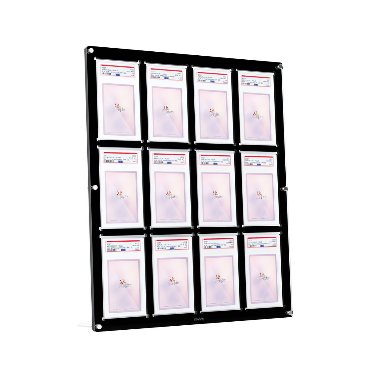 12 Slots Graded Card Display Frame