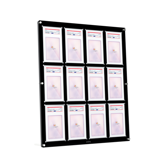 12 Slots Graded Card Display Frame