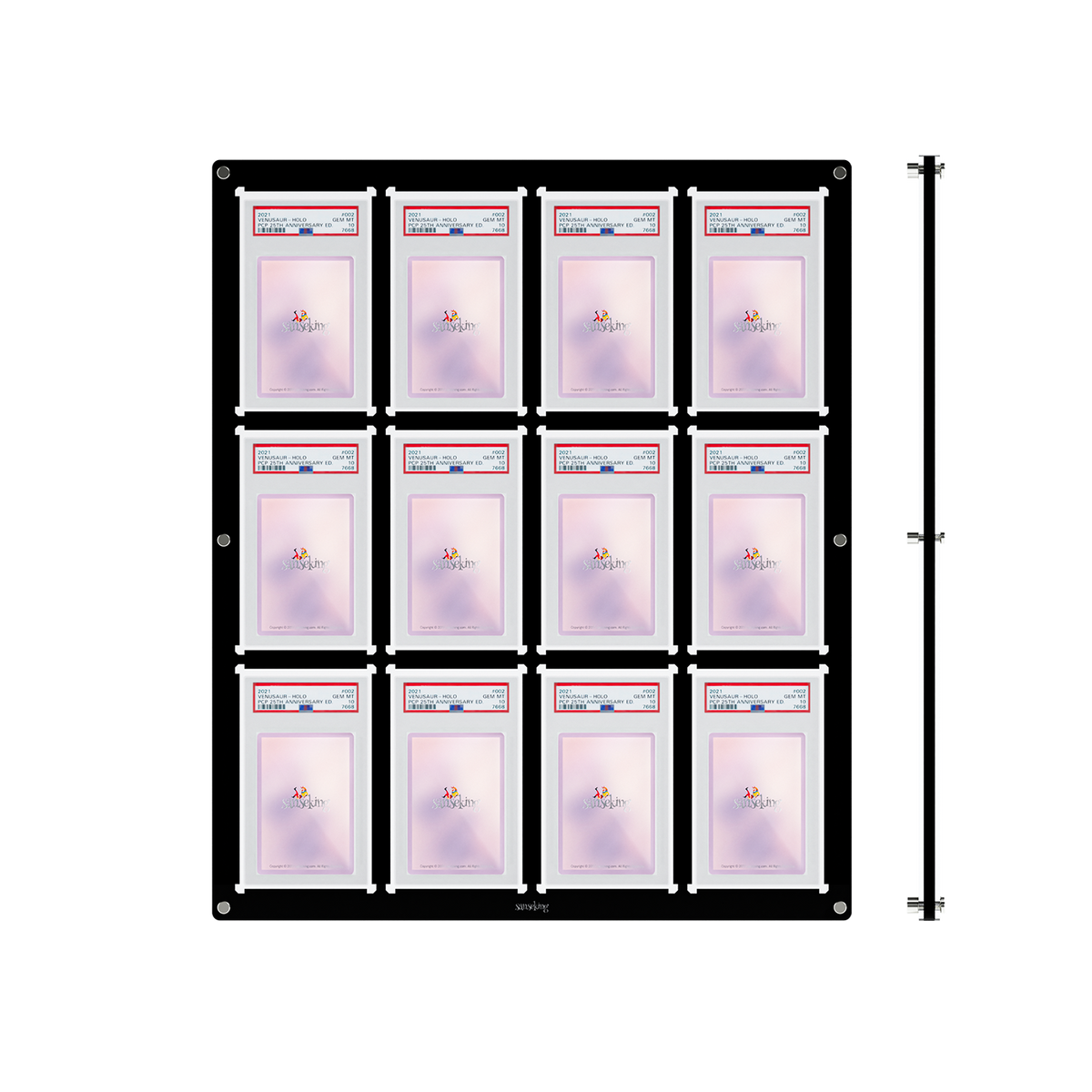 12 Slots Graded Card Display Frame