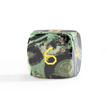 Birdstone Diamond-Cut 7-Piece Dice Set