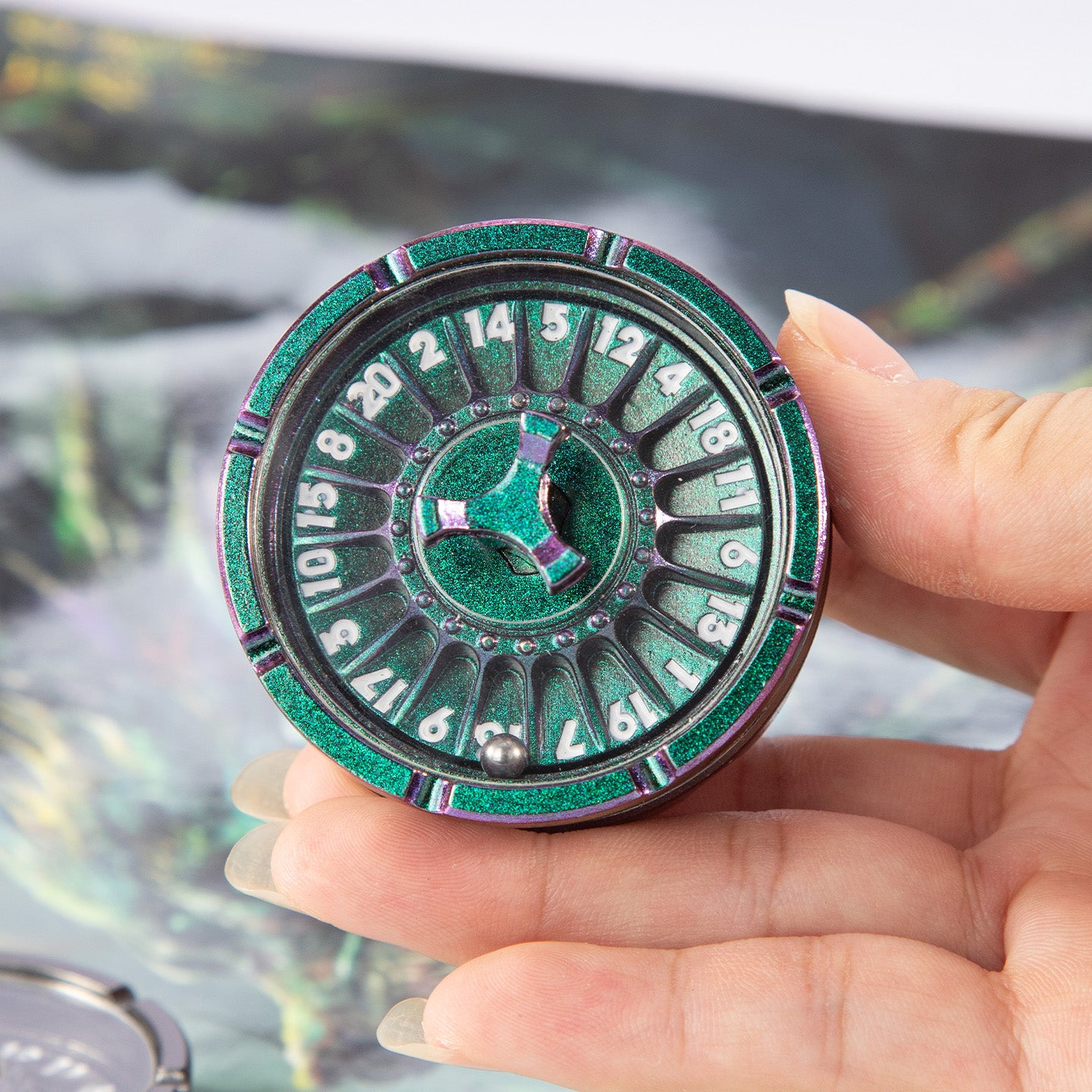 Dragon Metal Dice Spinner 1–20