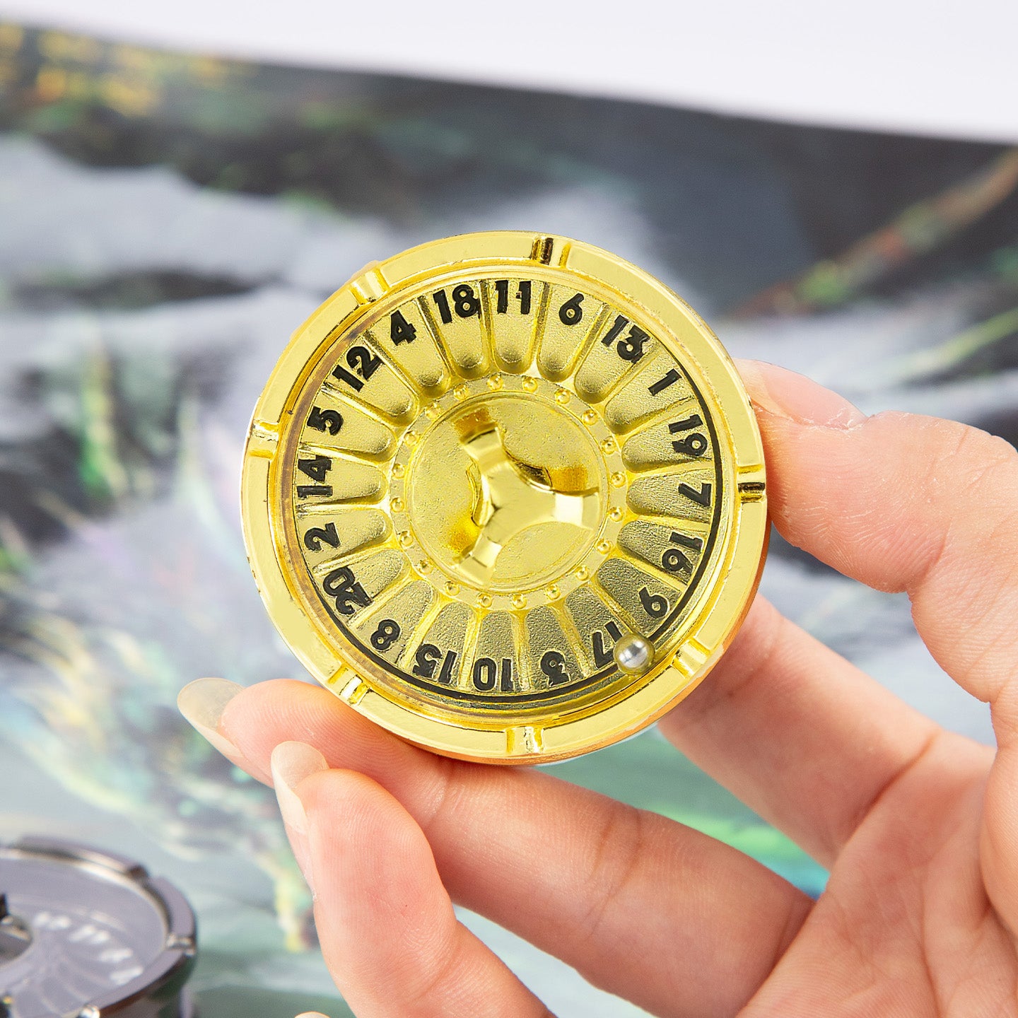 Dragon Metal Dice Spinner 1–20
