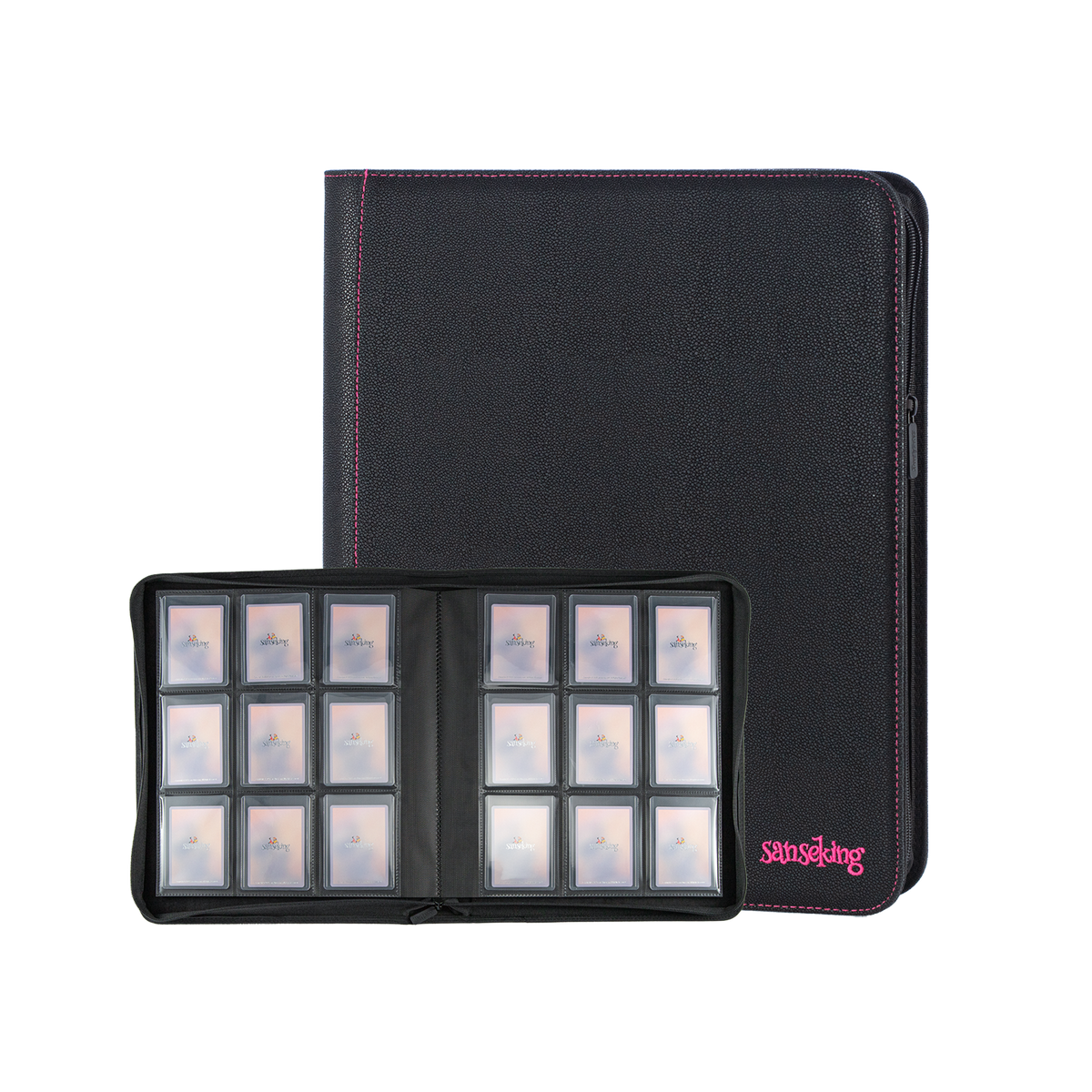 4/9 Pocket PU Toploader Binder