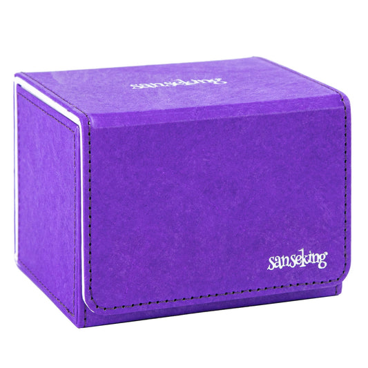 TCG Deck Box Fits 100+ yvek® (Horizontal,Purple)