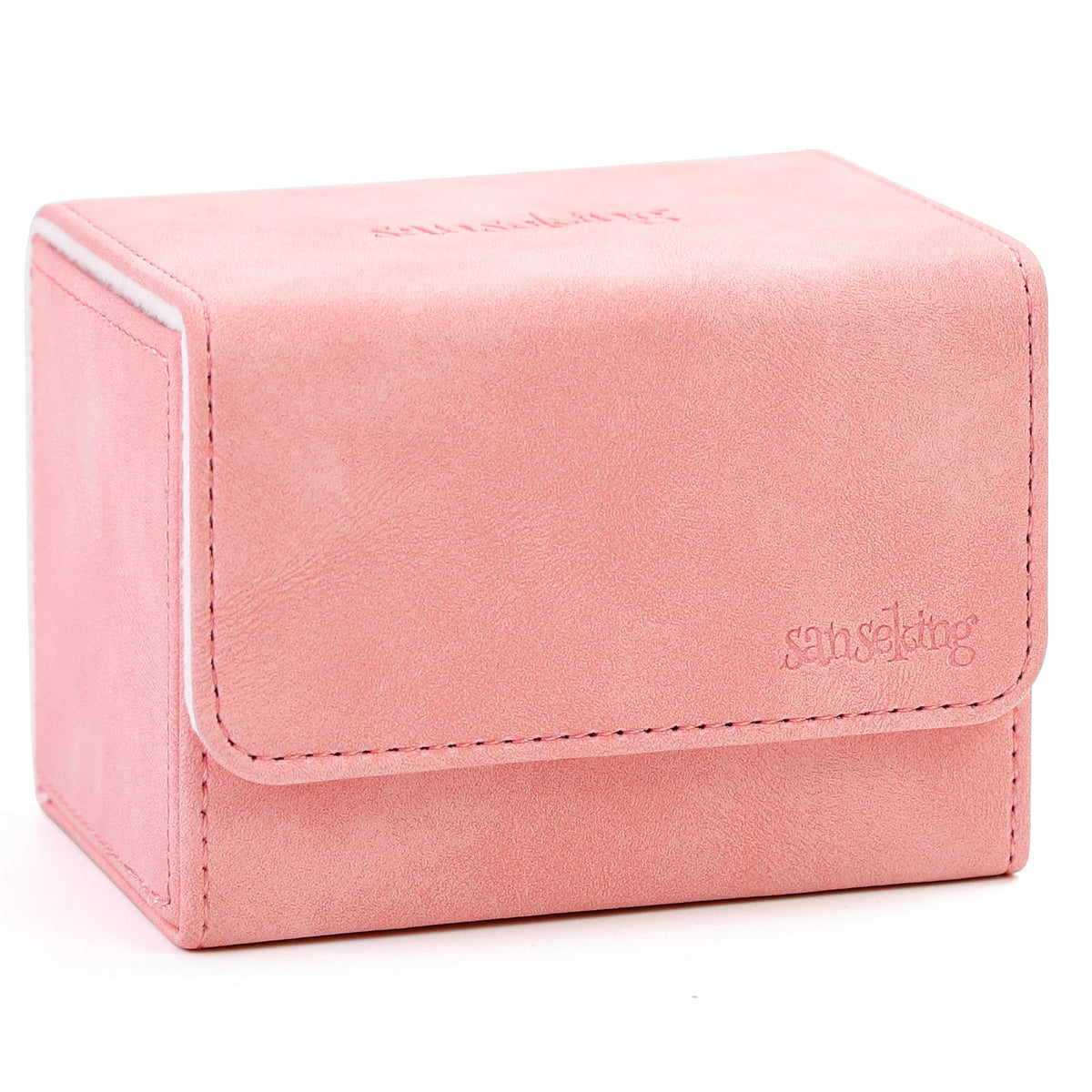 Leather Deck Box for TCG (Horizontal,Pink)