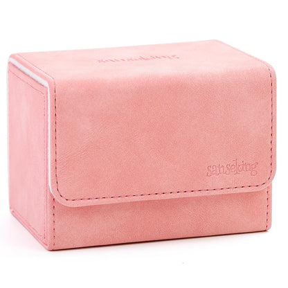 Leather Deck Box for TCG (Horizontal,Pink)