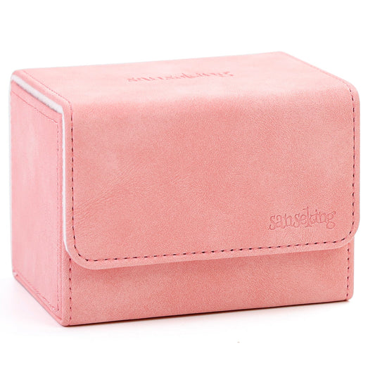 Leather Deck Box for TCG (Horizontal,Pink)