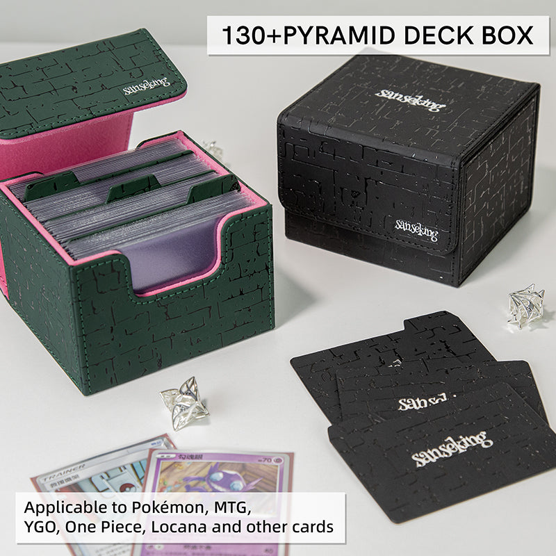 Pyramic Deck Box - Green (Includes 3 Dividers)
