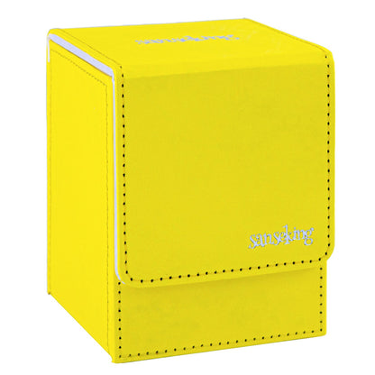TCG Deck Box Fits 100+ yvek® (Vertical,Yellow)