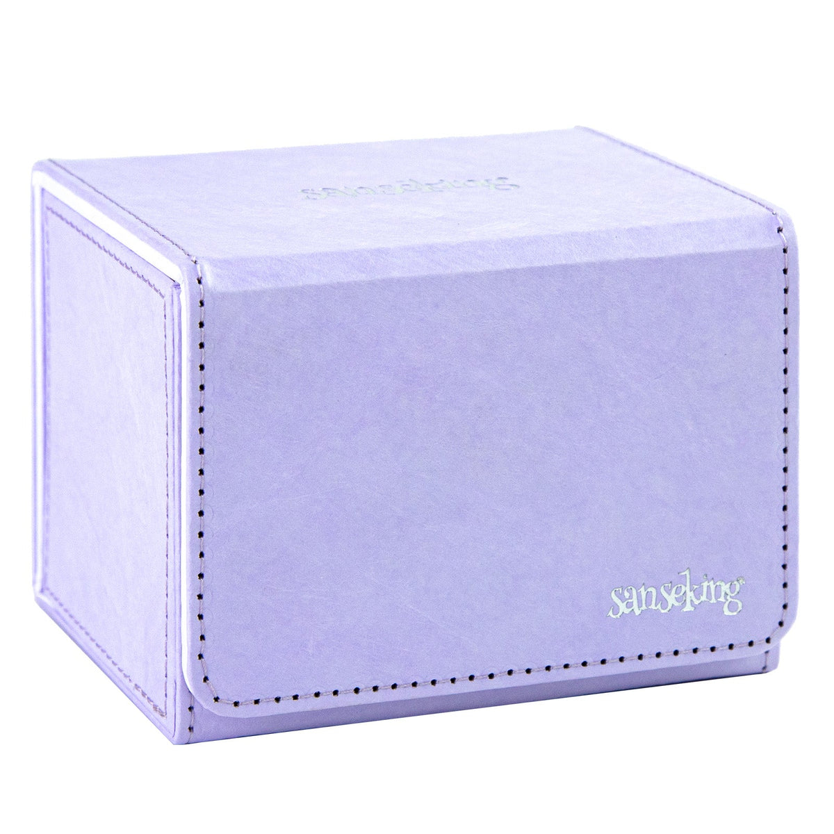 TCG Deck Box Fits 100+ yvek®  (Horizontal,Light Purple)