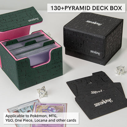 Pyramic Deck Box - Black (Includes 3 Dividers)