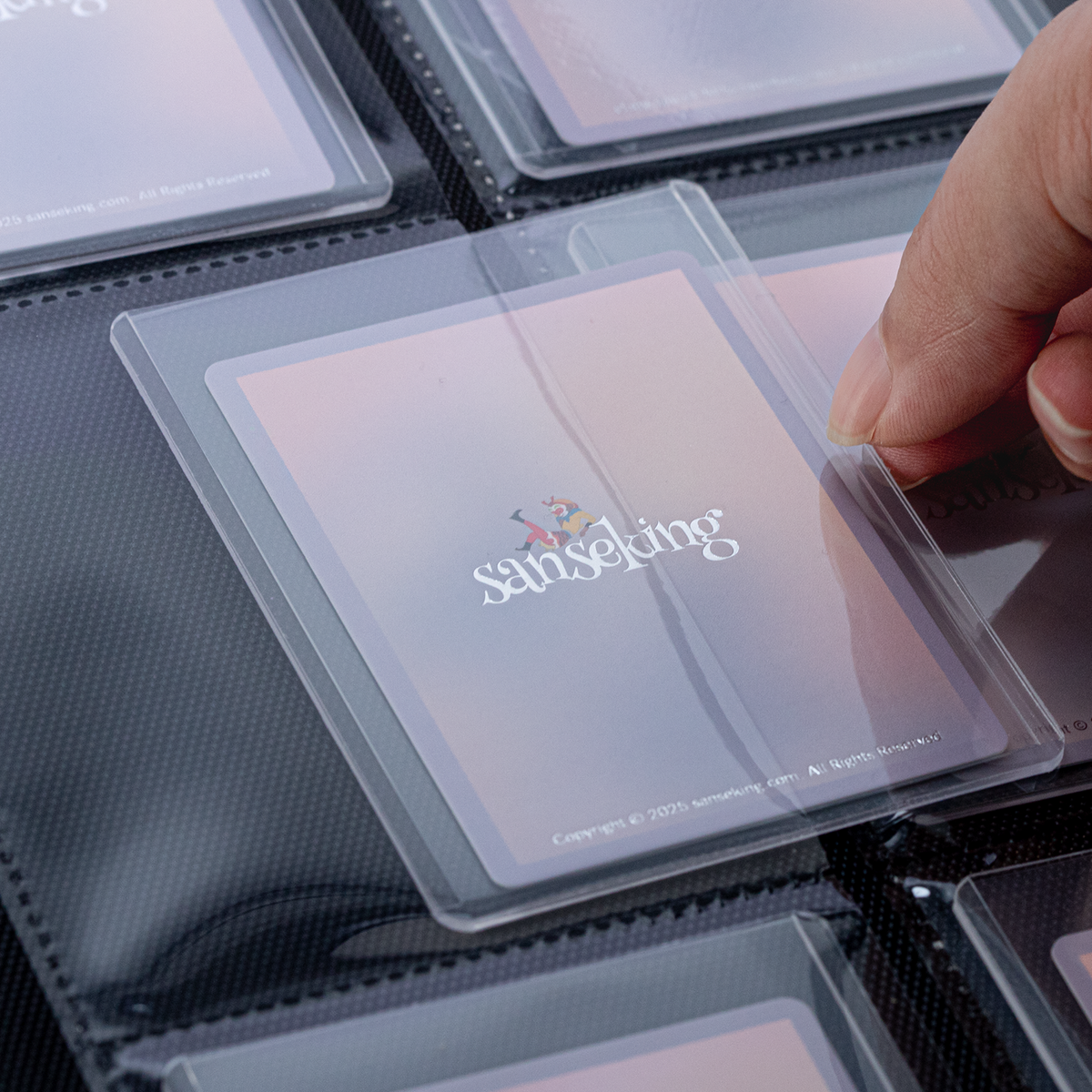 4/9 Pocket PU Toploader Binder