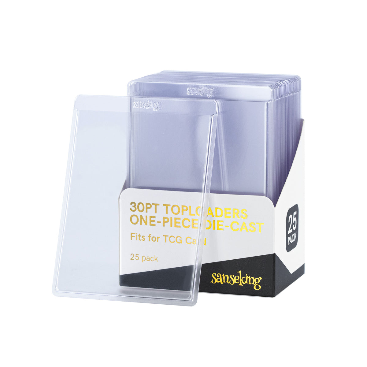 30PT One-piece Die-cast Toploaders