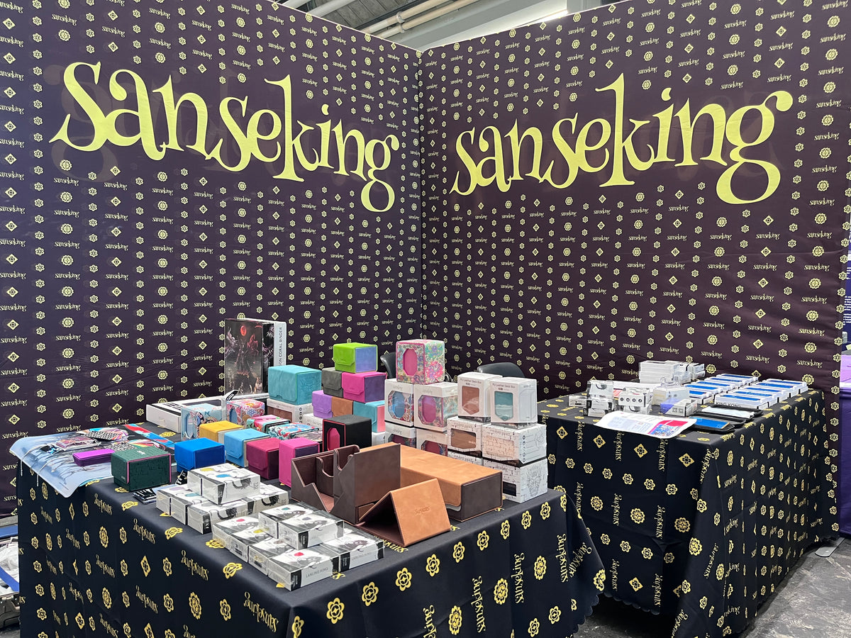 SANSEKING products displayed in a Japanese store