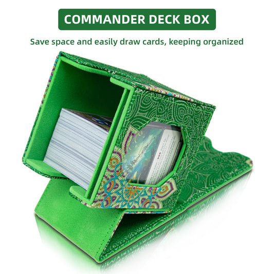 Satin Deck Box Fits 100+ (Cyan)