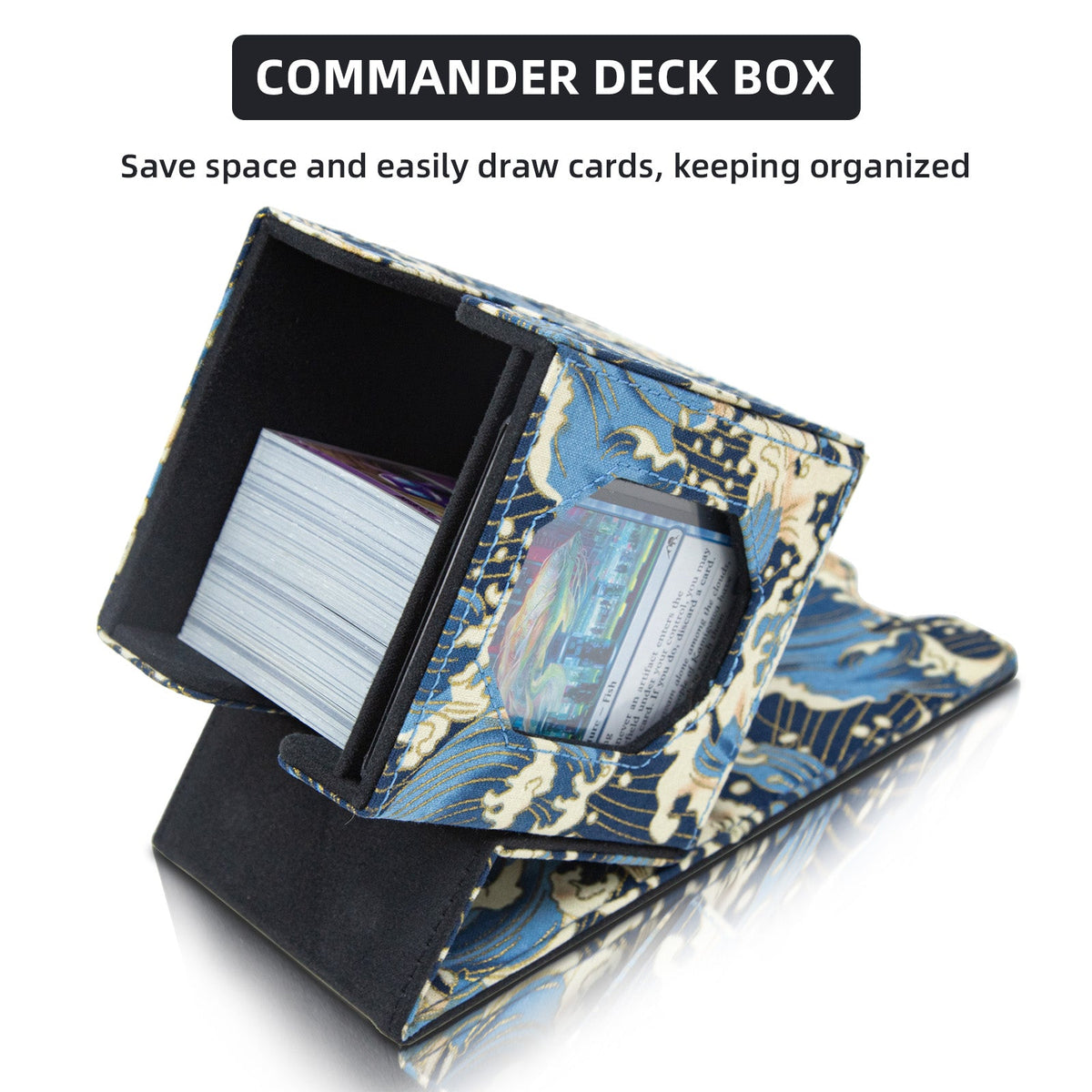 Satin Deck Box Fits 100+DND (Blue)