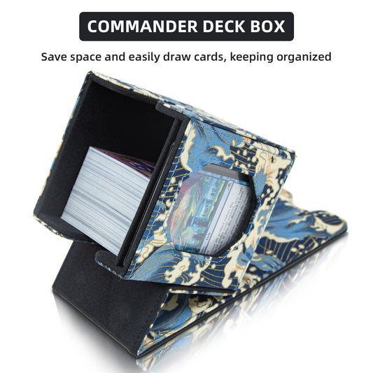 Satin Deck Box Fits 100+DND (Blue)