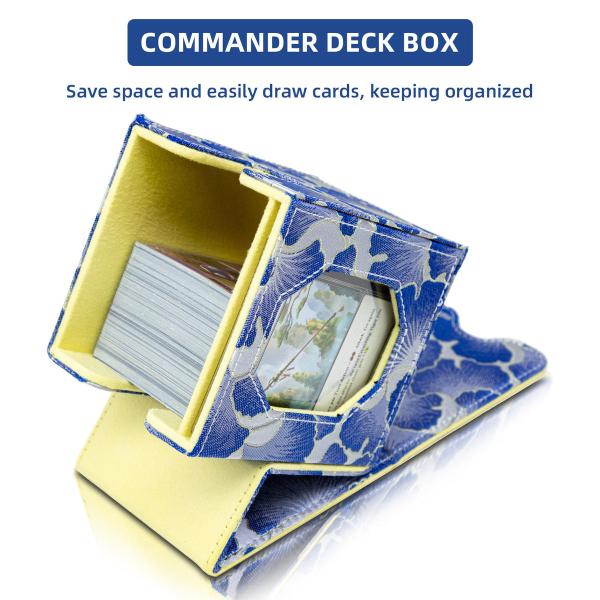 Satin Deck Box Fits 100+ (Sky Blue)
