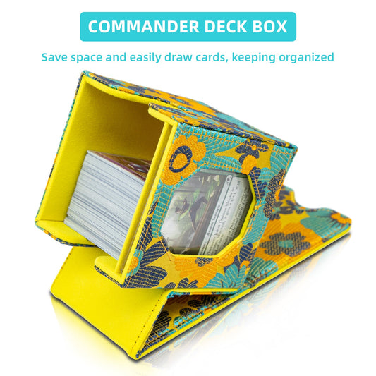 Satin Deck Box Fits 100+ (Golden)