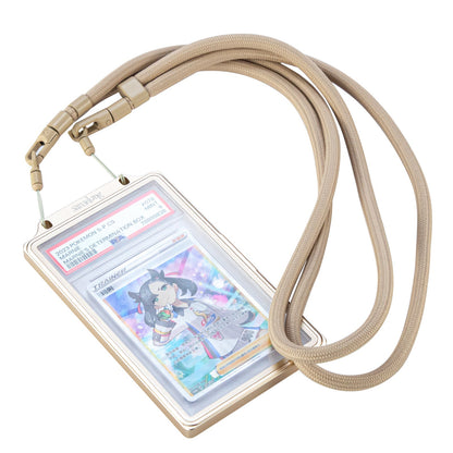 35PT PSA Magnetic Spring-Loaded Slab Case: Colored Frame Graded Card Holder + Zipper Bag