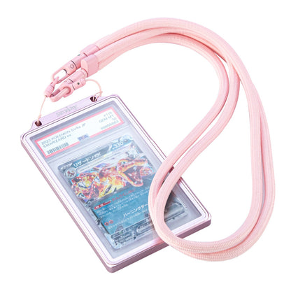 35PT PSA Magnetic Spring-Loaded Slab Case: Colored Frame Graded Card Holder + Zipper Bag