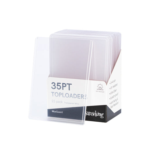 35PT White Toploaders