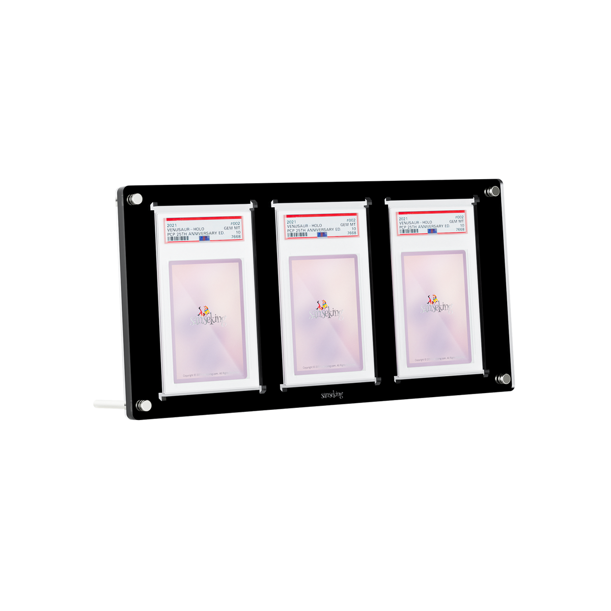 3 Slots Graded Card Display Frame