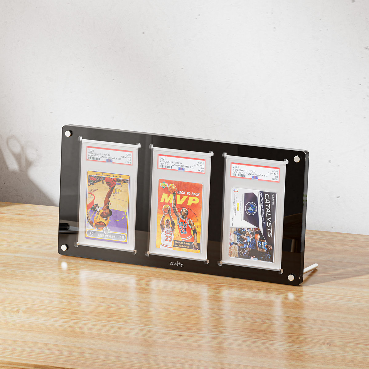 3 Slots Graded Card Display Frame
