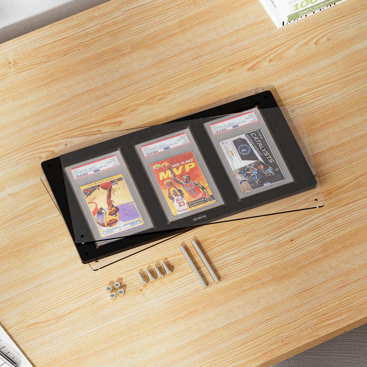 3 Slots Graded Card Display Frame