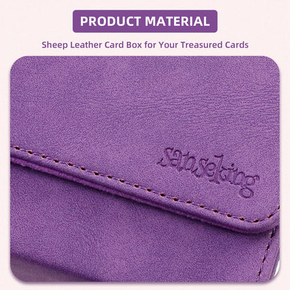 Leather Deck Box for TCG (Horizontal,Purple)